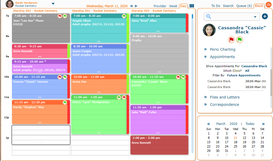 Dental Scheduling Software Curve Dental